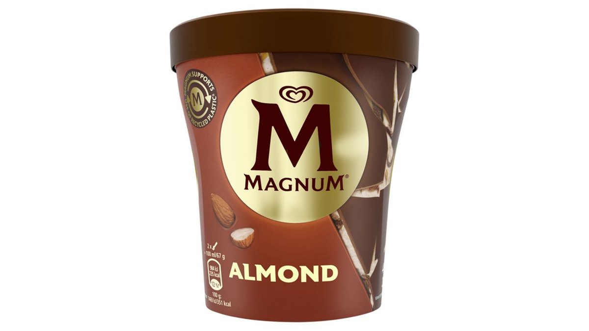 MAGNUM Poharas Jégkrém Mandula 440 ml