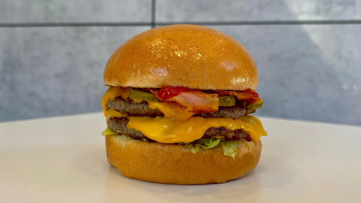 Double bacon 101 burger
