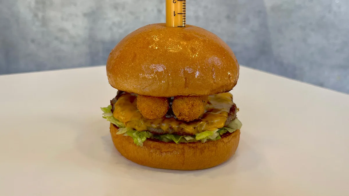Single cheesy 101 burger