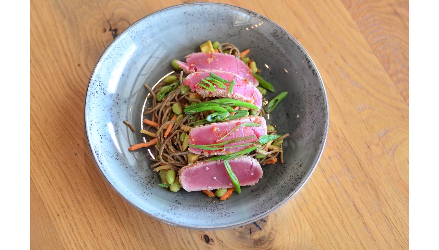 Sesame Tuna and Soba Bowl
