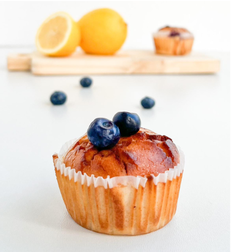 Muffin de Blueberry e Limão Siciliano