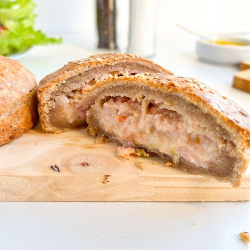 Torta Integral C/recheio de Peito D Peru