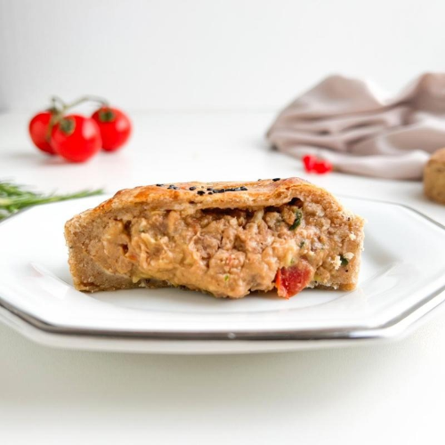 Torta Integral Recheio Carne C/requeijão