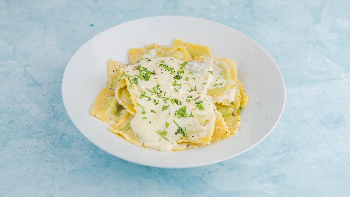 RAVIOLI TARTUFO CON 4 FORMAGGI