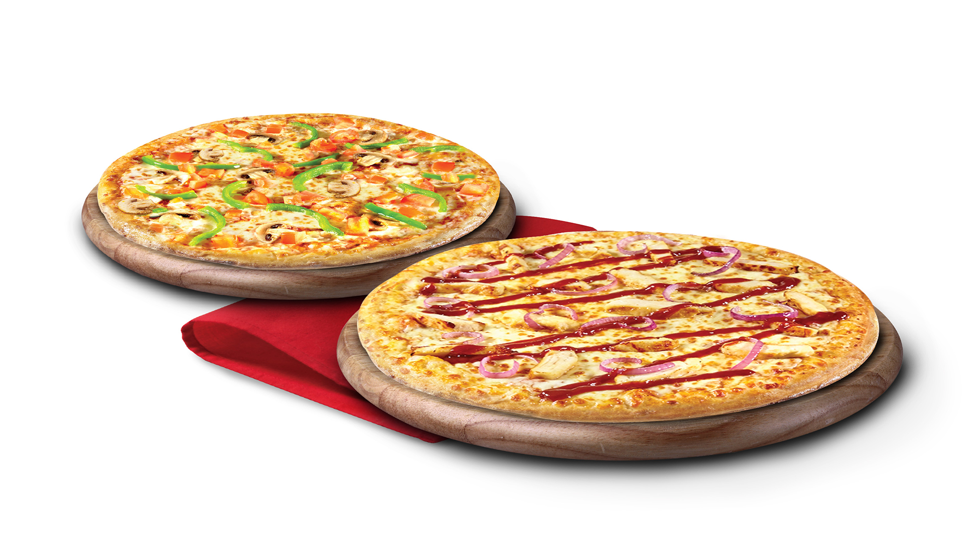 241 Original - 2 Pizzas, 3 Toppings Each