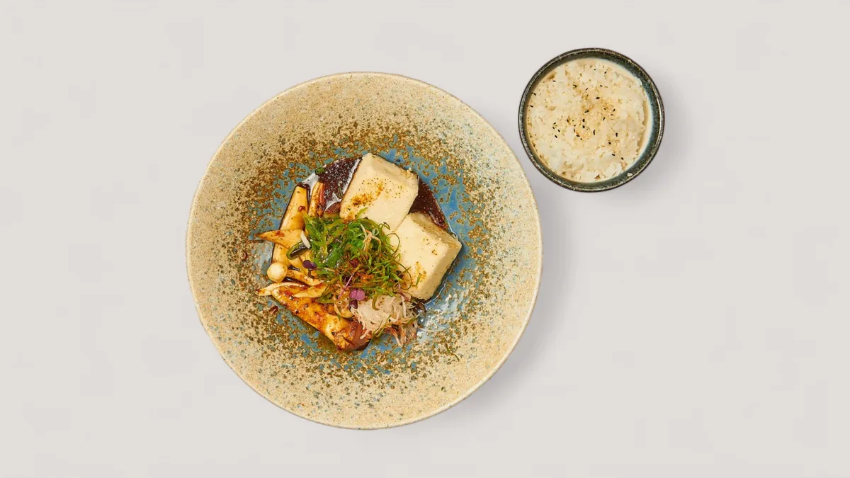 SPICY TOFU and WAKAME