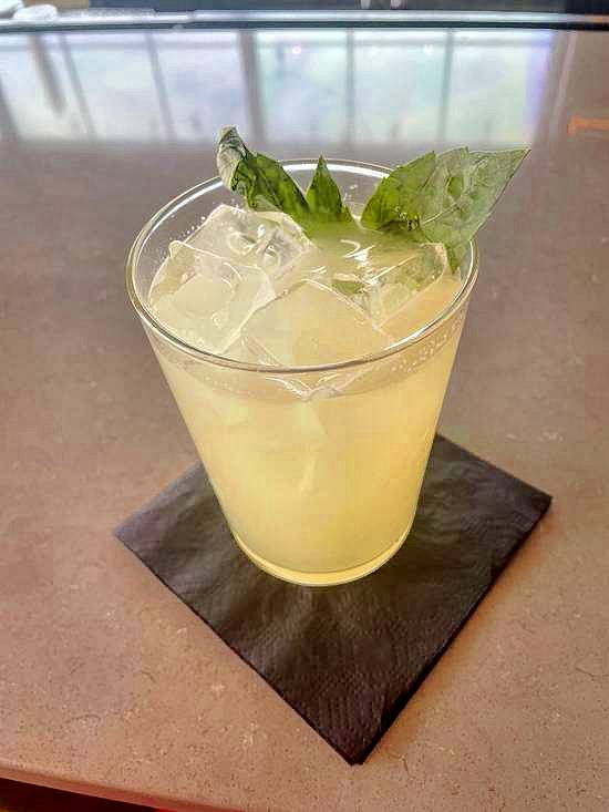 Basil Lemongrass Soda