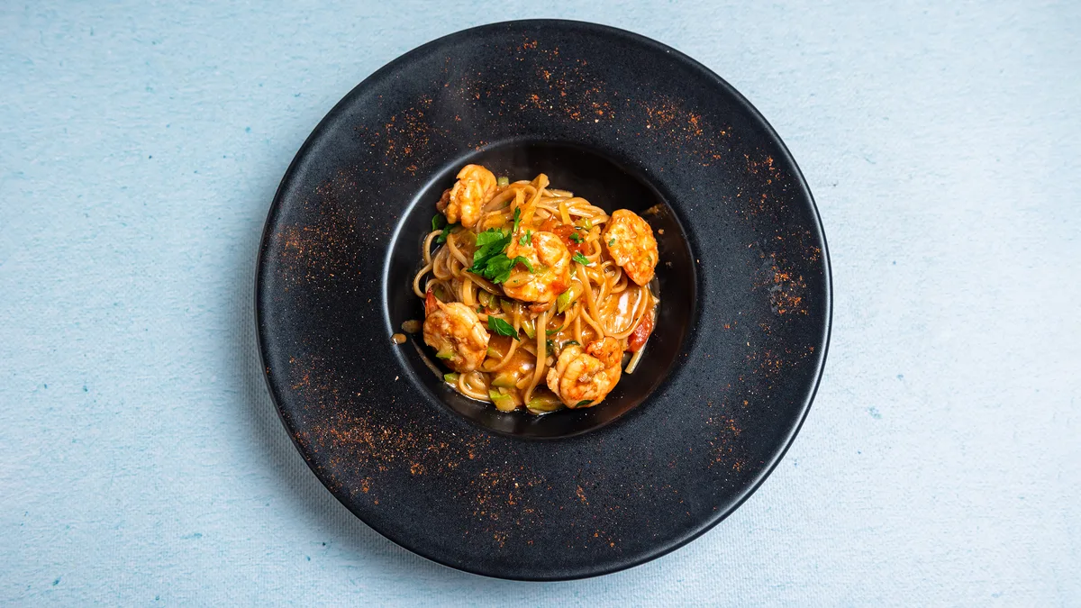 Linguini Karkalec Kungull