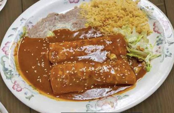 Mole Enchiladas