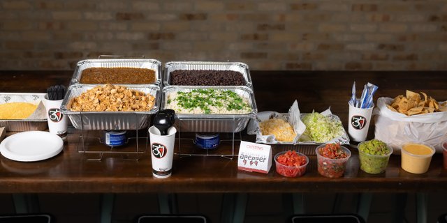 Taco Bar for 10-39 (w/ Chips, Dips and Churros)