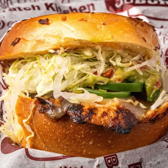 18. Spicy Baja Chicken Burger
