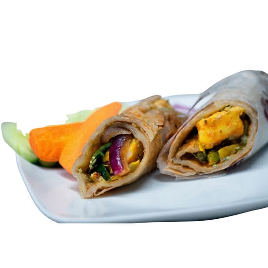 3. Matar-paneer Bhurjee Kati Roll