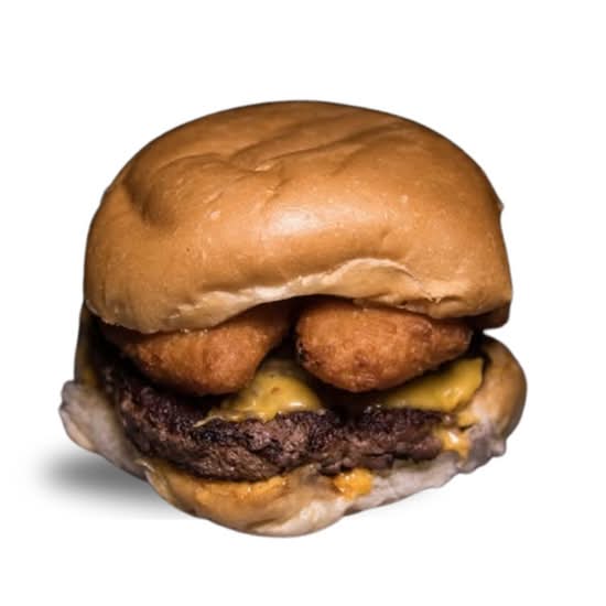 33. Fried Mac N Cheese Burger