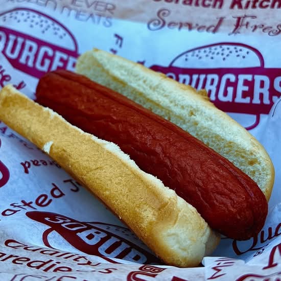Plain Hot Dog