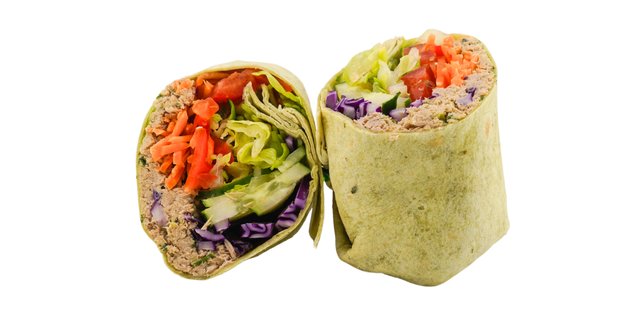 Tuna Salad Wrap (Combo)