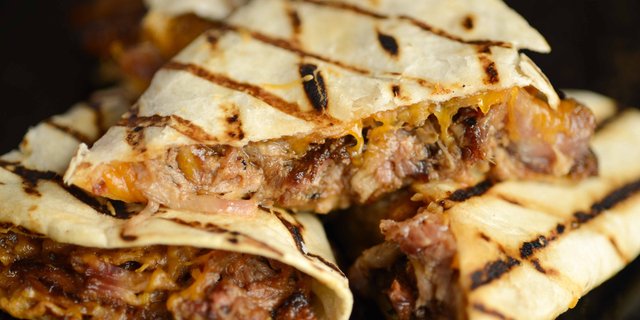 BBQ Quesadilla w/ Brisket