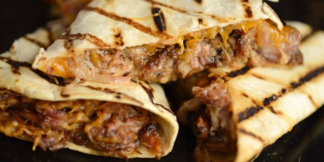 BBQ Quesadilla w/ Pulled Chicken