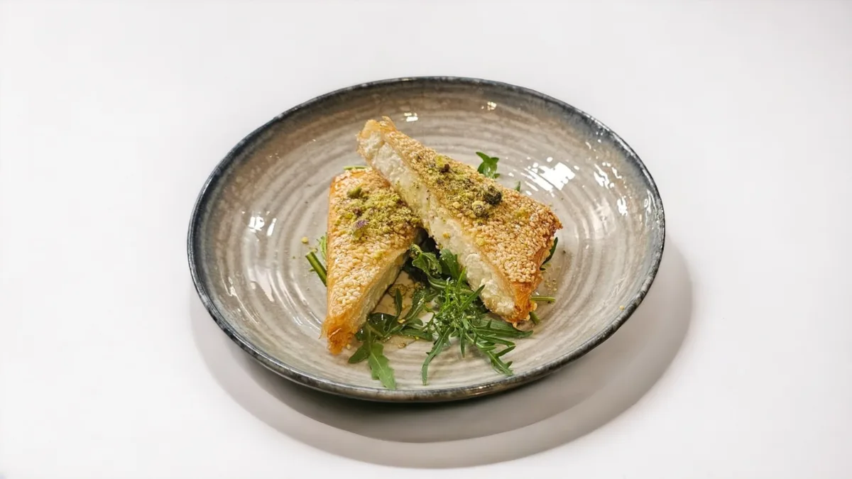 Cheese with Sesame and Honey