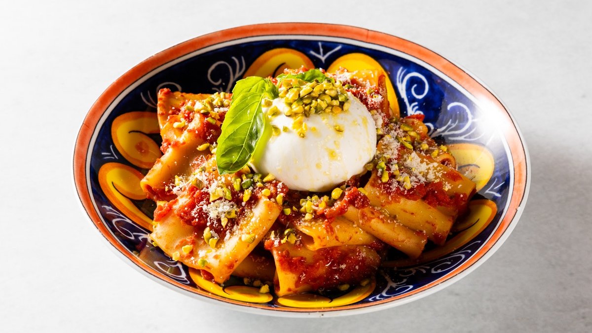 Paccheri z burrato
