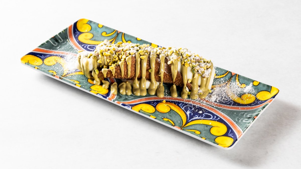 Sicilijanski cannoli s pistacijo