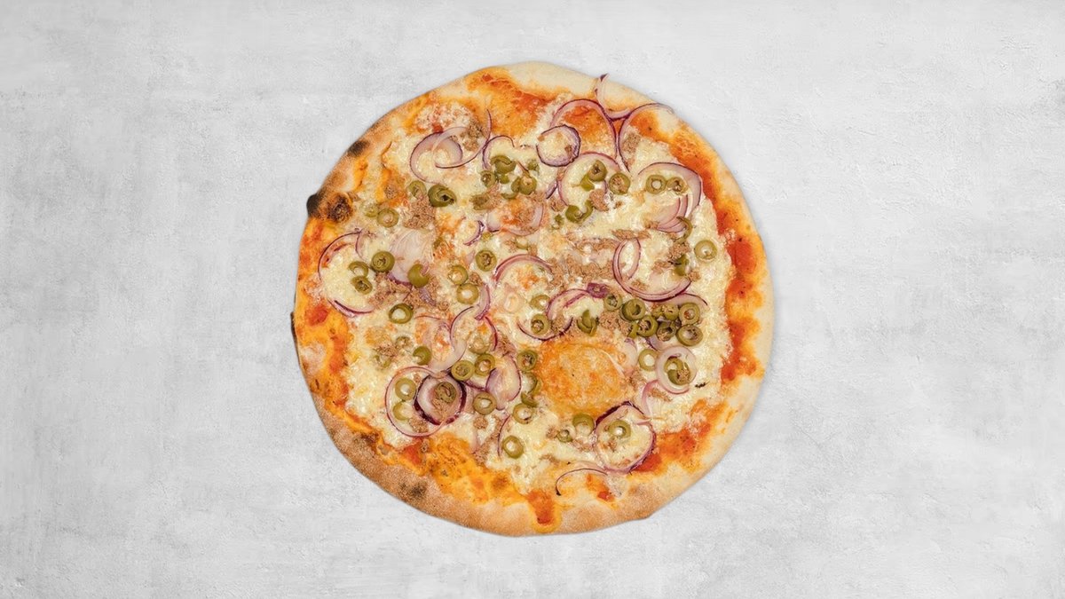 17. Pizza Tonno Crema