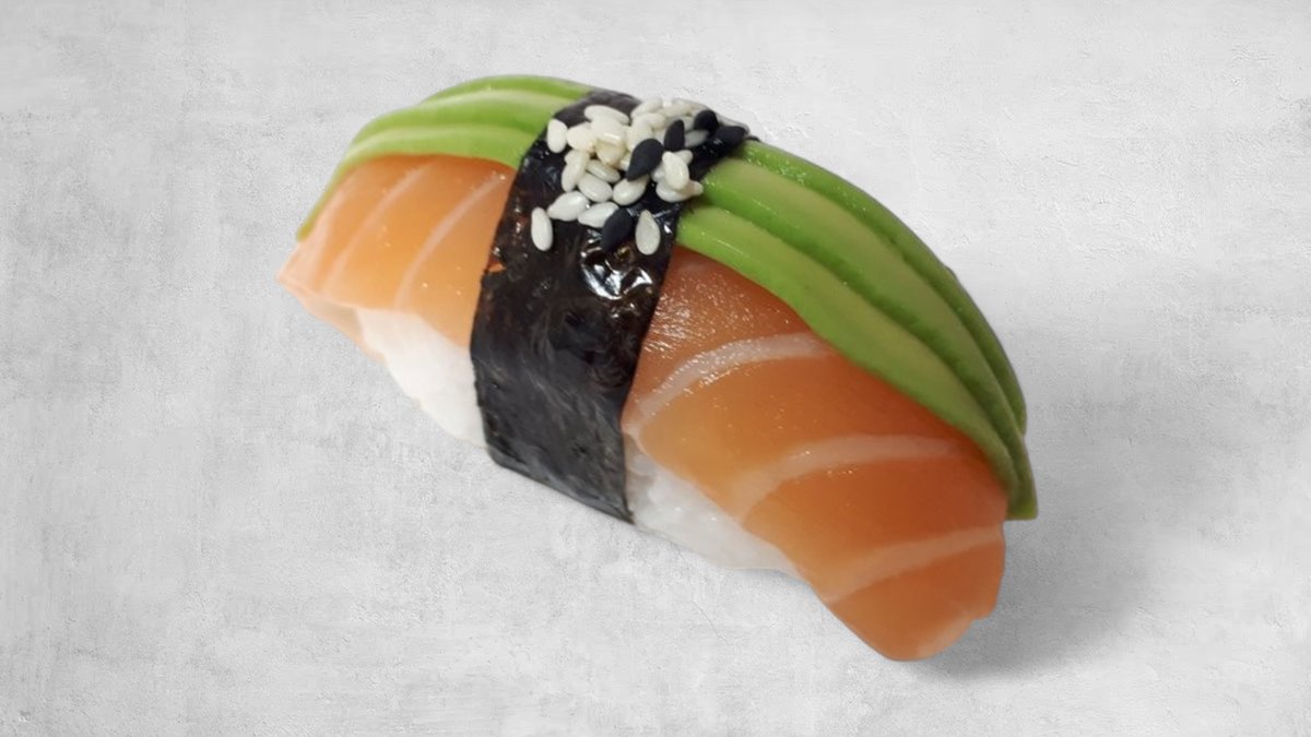75. Losos s avokádom Nigiri