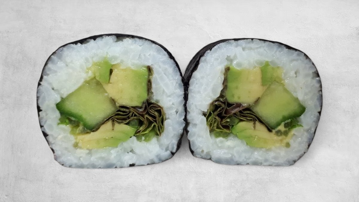 88. Spring veggie futomaki