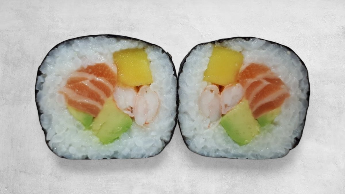 89. Sweet salmon futomaki