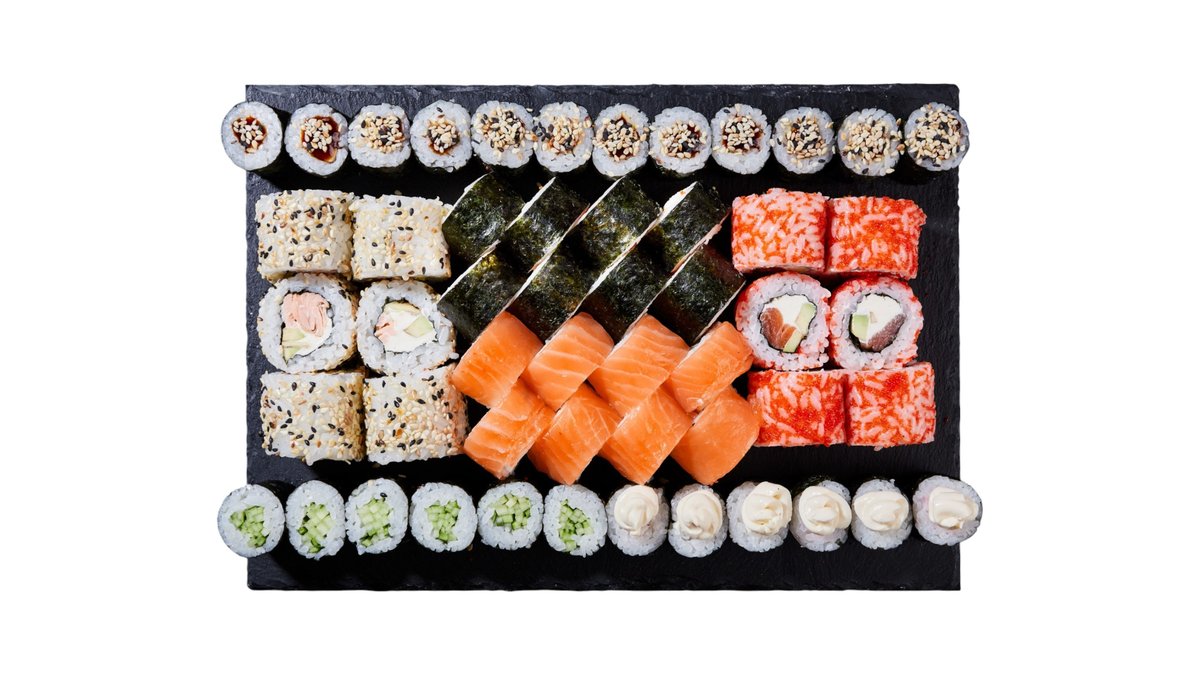 91. Salmon set