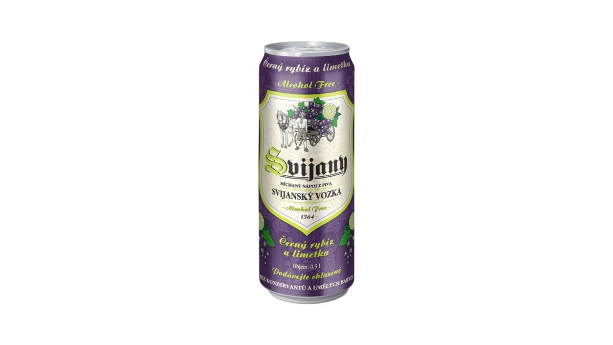 Svijany čierny ribíz limetka radler