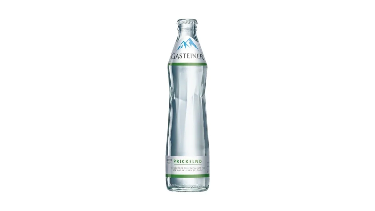 Gasteiner Mineralwasser Prickelnd Glasflasche 0,33l
