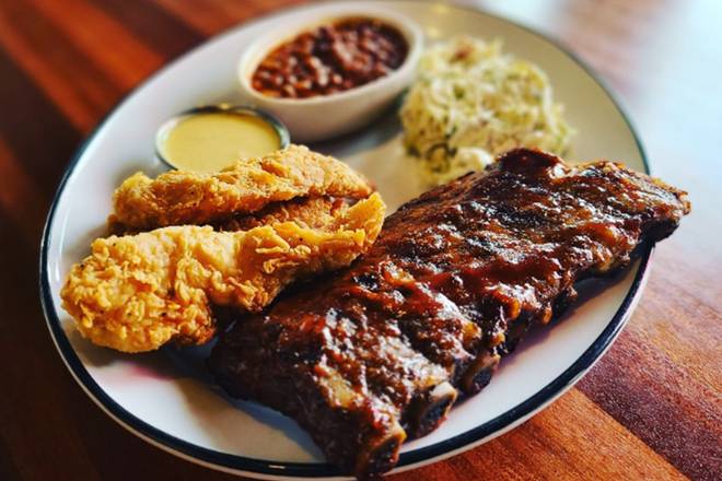 "BABY BACKS" + CHICKEN FINGERS