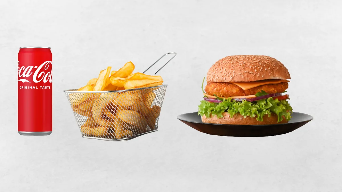 Chicken Burger Menu