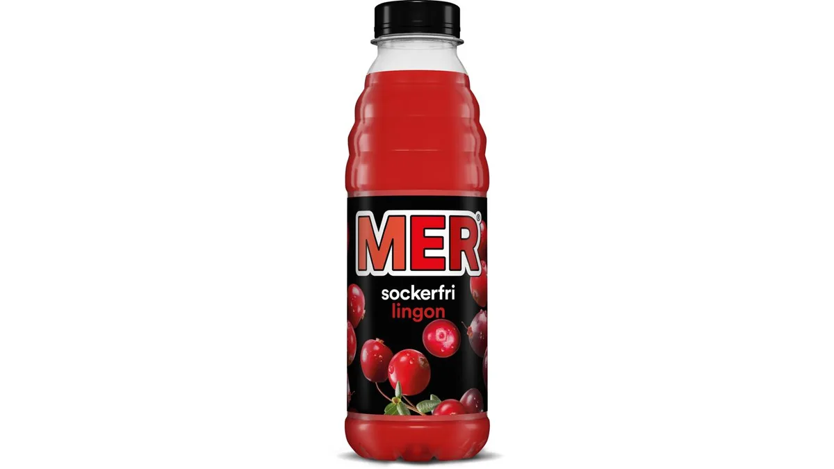Mer Sockerfri Lingon 50 cl