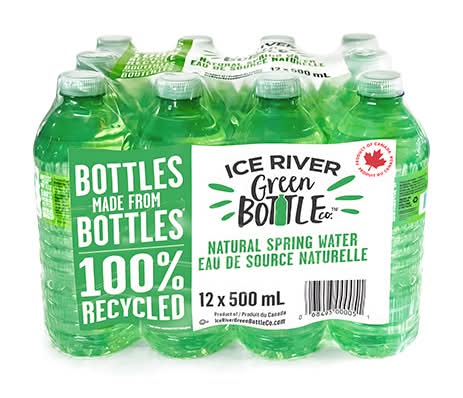 Ice River Green Natural Spring Water (12 x 500 ml)
