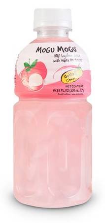 Mogu Mogu Juice Drink, Lychee (6 x 320 ml)