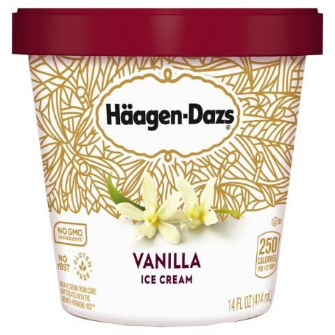 Häagen-Dazs Ice Cream, Vanilla (14 fl oz)