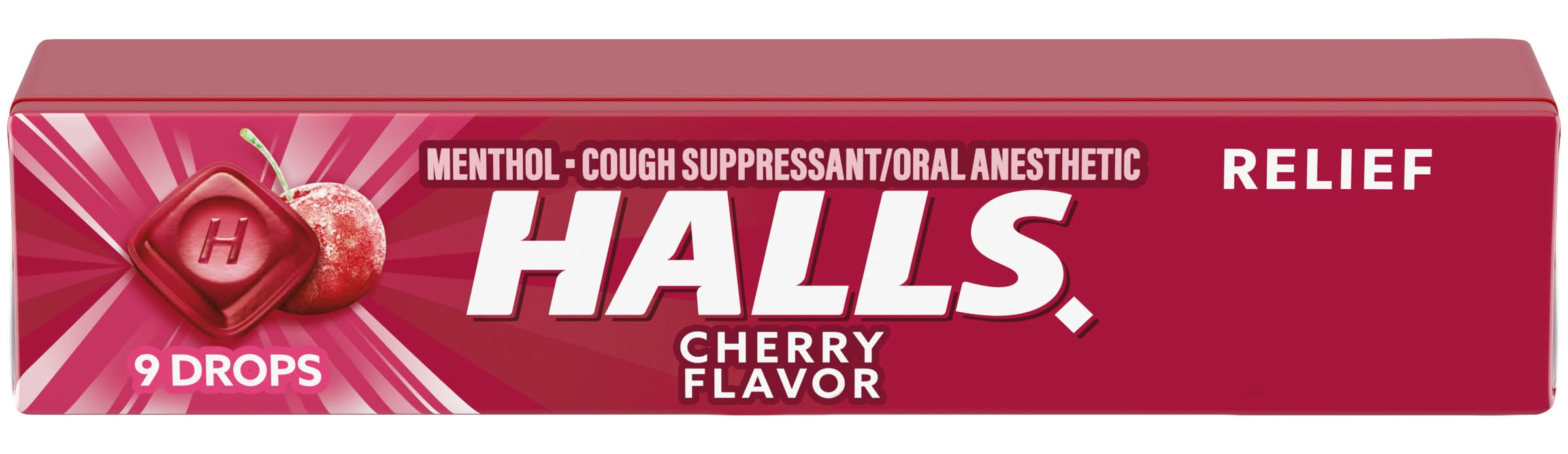 Halls Triple Soothing Action Cherry Cough Suppressant (1.16 oz)