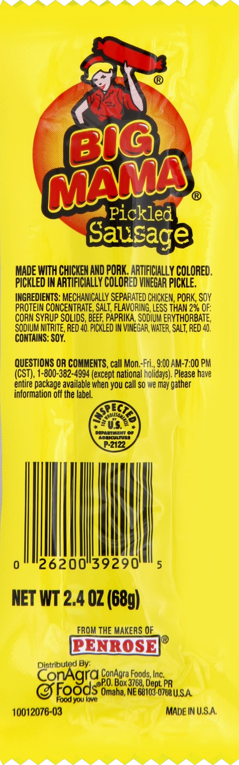 Penrose Big Mama Pickled Sausage (2.4 oz)