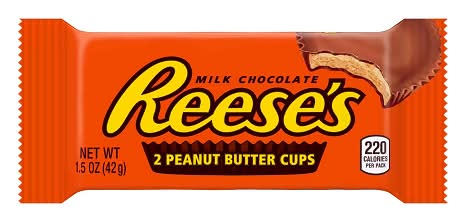 Reese's Milk Chocolate and Peanut Butter Cups (1.5 oz, 2 ct)