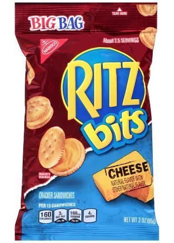 Ritz Bits Cracker Sandwiches, Cheese (3 oz)