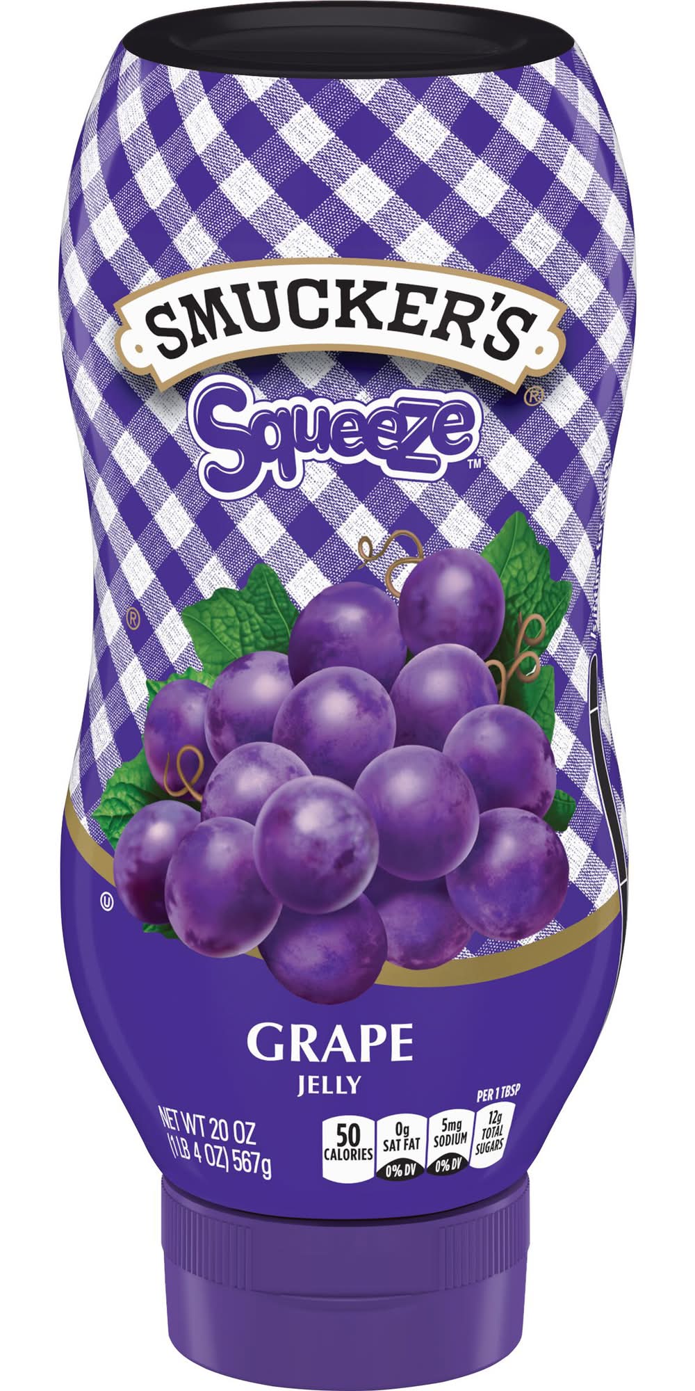 Smucker's Squeeze Jelly, Grape (20 oz)