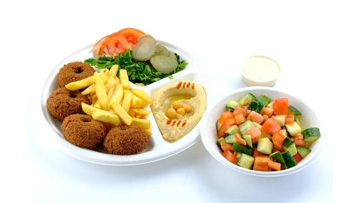 Platou falafel
