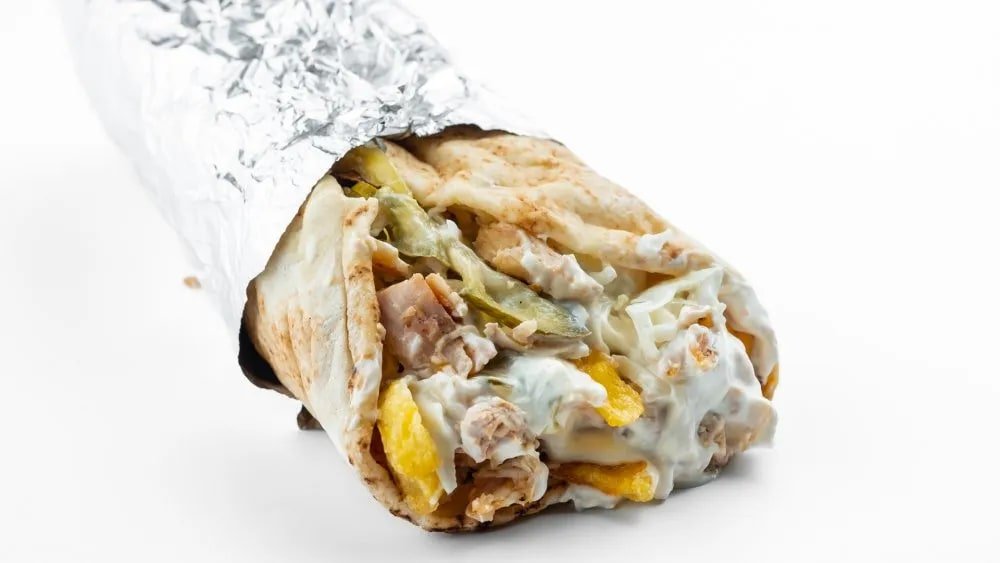 Shawarma pui (lipie mare)