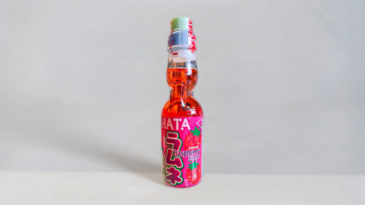 Ramune Hindbær 0,2 l