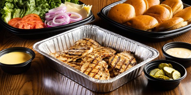 Build-Your-Own Grilled Chicken Sandwich Bar