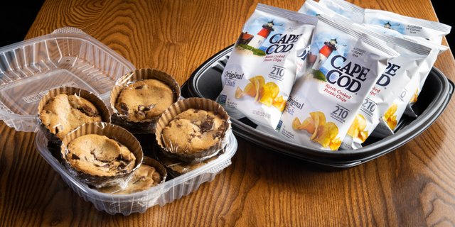 Chips and Colossal Chocolate Chip Cookies Platter