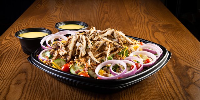 Grilled Honey Mustard Chicken Salad Platter