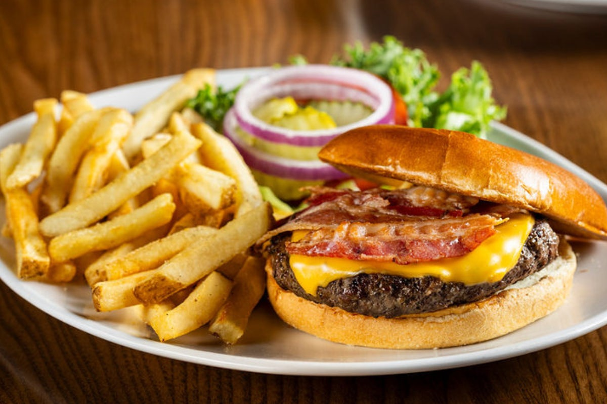 Bacon and Cheese Burger*