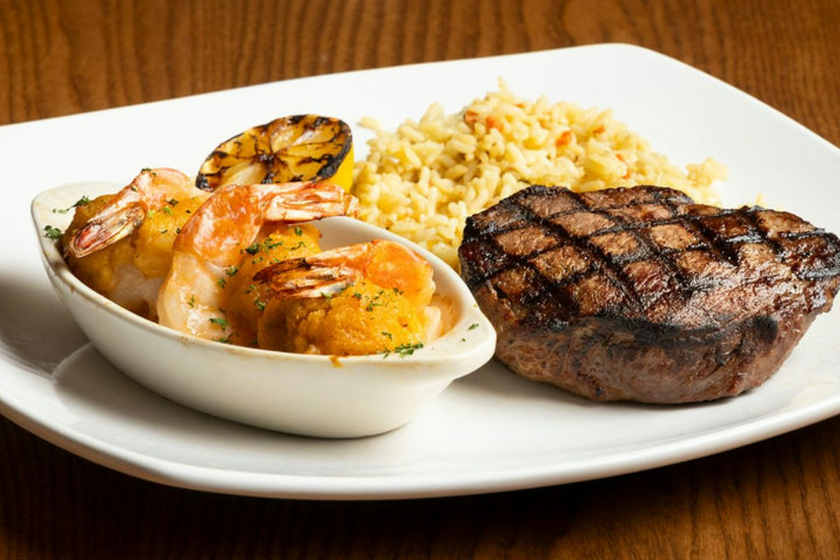 Sirloin* and Baked Stuffed Shrimp Combo
